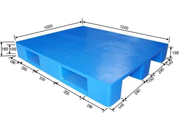 Оборудования пакгауза паллета 1200 x 1000mm пластичные с динамической нагрузкой, 2000kg